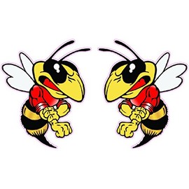 Stinger Bees Decals Pairs 6" from The United States