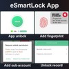 Gym Locker Padlock eLinkSmart Fingerprint Padlock with 1000+ App User