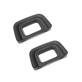 DK-20 Eyecup Eyepiece Viewfinder for Nikon D5200 D5100 D3200 D3100 D60 F80 Camera (2 Pack)