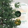 GarveeHome 6 Ft Pre-Lit Artificial Christmas Tree, Hinged Aspen Fir