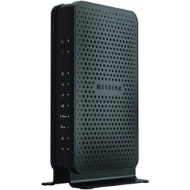 NETGEAR Router N600 de Doble Banda con módem de Cable DOCSIS 3.0 de 8 x 4 (C3700-100NAS) Negro - (Reacondicionado)