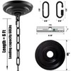 MAYOMAJO 6 Inch Light Canopy Kit with 6 Feet Hanging