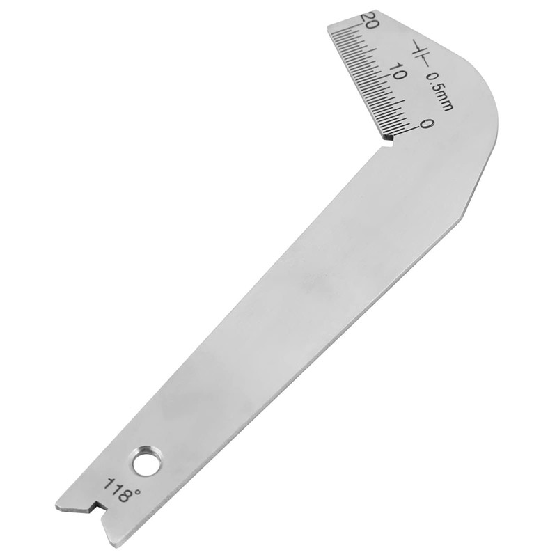 Angle Measuring Tool for Sharpening Drill Bit Stainless Steel Drill
