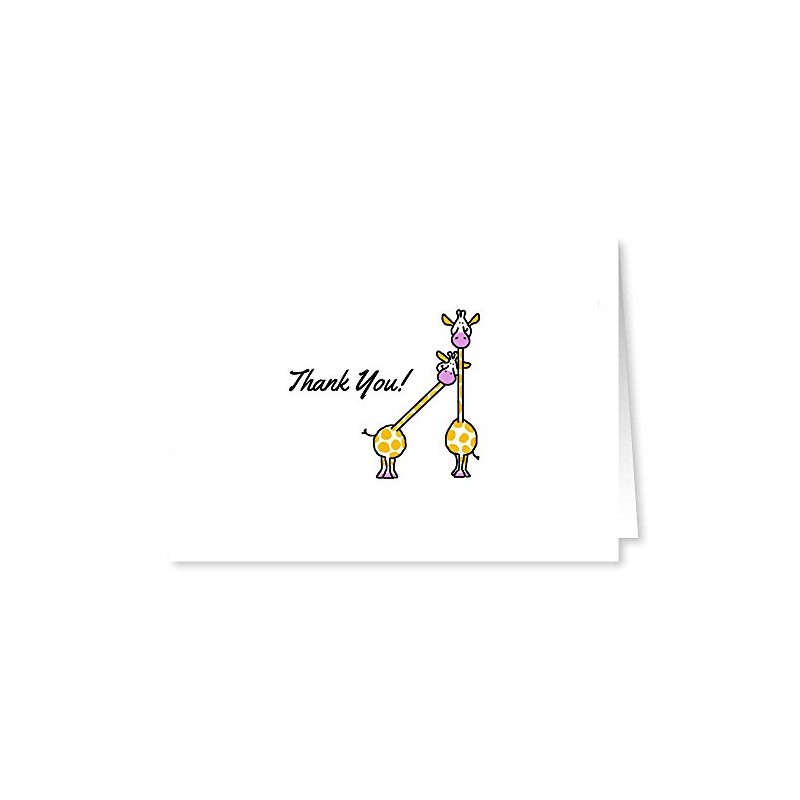 Stonehouse Collection Giraffe Thank You Note Card Set – Mama