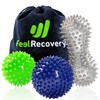 Set of 3 Hedgehog Balls Massage Balls for Plantar Fasciitis,