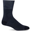 Sockwell Men's Zig Crew Sock, Denim - L/XL