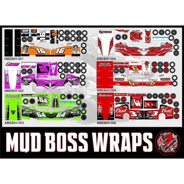 Traxxas MudBoss Wrap Only for traxxas slash truck salvas Gen