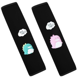 SIRLOMU 2er-Set Premium Gurtpolster Auto Gurtpolster für mehr Komfort auf Reisen für Sitzgurt mit weicher Polsterung