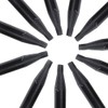 KZBOY Microblading Eyebrow Mapping Pencils with a Sharpener(Black)