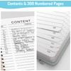 Forvencer Lined Spiral Journal Notebook with 300 Numbered Pages, A5
