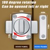 Night Security Reinforcement Latch for Single-Sided Indoor and Outdoor Locks