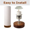 JNXQWE E26 E27 Light Socket Shade Ring,Plastic Lamp Shade Collar