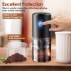 NewHome Cordless & Portable Battery Powered Burr Coffee Grinder For