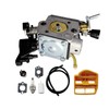 ZUDKSUY C1M-EL37B Carburetor with Spark Plug Replacement for Husqvarna 445