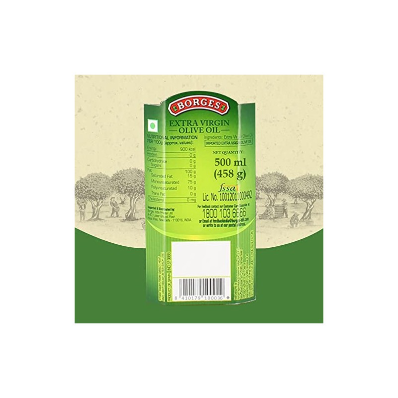 Borges, Aceite de oliva Extra Virgen, 500 ml, 1