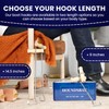 HOUNDSBAY 2 Pack Cowboy Boot Hooks for Men and Women