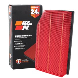 K&N Engine Air Filter: Extended Life 24,000 Mile Replacement Air Filter: Compatible with 2018-2021 Jeep Wrangler JL and Gladiator, KNX-5076
