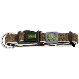 HUNTER Collar Hilo Vario Basic L mesh, brown 40-60 cm
