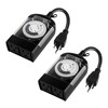 M EGA MEGACUBE Outdoor Timer Outlet Waterproof, 24 Hour Mechanical