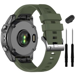 22mm Quickfit Silicone Bands for Garmin Fenix E/Fenix 8 AMOLED 47mm/7 Pro/7/6/6 Pro/5/5 Plus Watch Strap,Compatible with Garmin Forerunner 965/955/945/935/Approach S70 47mm/S62/S60/quatix 7 Pro/Epix