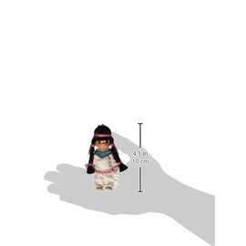 The Doll Maker Precious Moments Dolls, Linda Rick, Ten Little Indians,4 Little Indian, 7 inch Doll