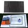 Grill Mat Fireproof Heat Resistant Insulated Pad Protector Black for