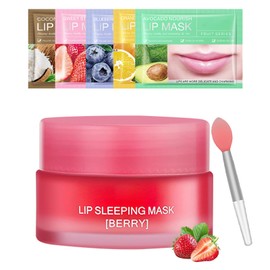 Lip Mask, Lip Balm, Night Repair Lip Mask, Moisturising Lip Mask, Exfoliation, Lip Care Mask, Moisturising, Suitable for Dry and Cracked Lips