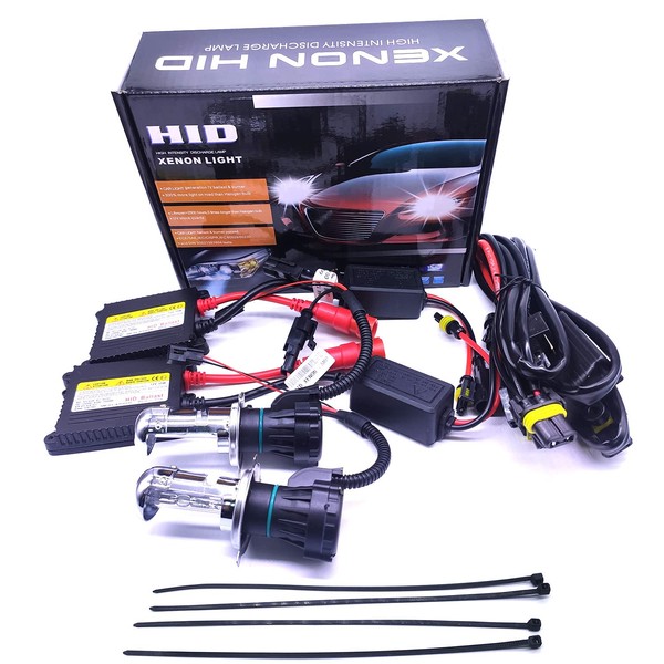H4 Hi/Lo Slite Relay Harness Included, DC12V, Waterproof, Ultra-thin Ballast,