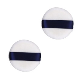 Makeup Sponge Holder, Compact Lightweight Accessory for Travel and Daily Use - GANAZONO 2pcs round Powder Puff