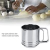 Flour Sifter Stainless Steel Handheld Manual Sieve Strainer Kitchen Baking