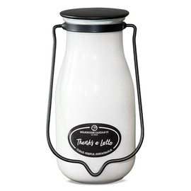 Milkhouse Candles 14 Ounce Milk Bottle Candle - Thanks A Latte