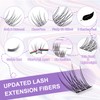 NAGARAKU Selfgrafting Segmented False Eyelashes, DIY Eyelashes, Triple Fish Tail