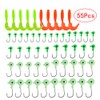 T0015 Luminous Jig Head Hook Soft Plastic Artificial Fishing Lures