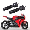 1 Pair Universal Motorcycle Footrests Rear Set Footpegs with 8mm