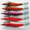 A20egi20h5POR No. 2.0 Egi Pink/Orange/Red Set of 5, Luminous Squid