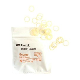 Snorflex 3M Unitek, Mehrzweck-Gummibänder, Heavy 6oz /170,1g (3/8" (9,5mm)) George; Snorflex