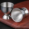 4 Pcs Stainless Steel Egg Cups Egg Display Stand Holders