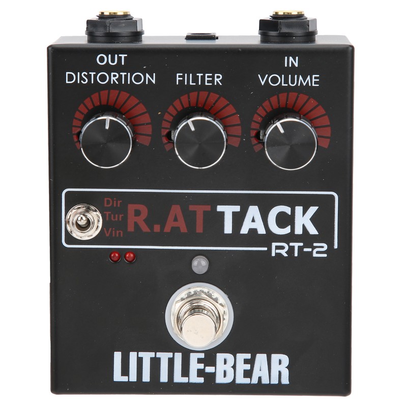 Guitar Distortion Effector Electric 3‑Level for RAT Tone Single Effect
