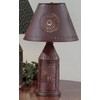 Park Designs Punched Revere Lamp 19" Red