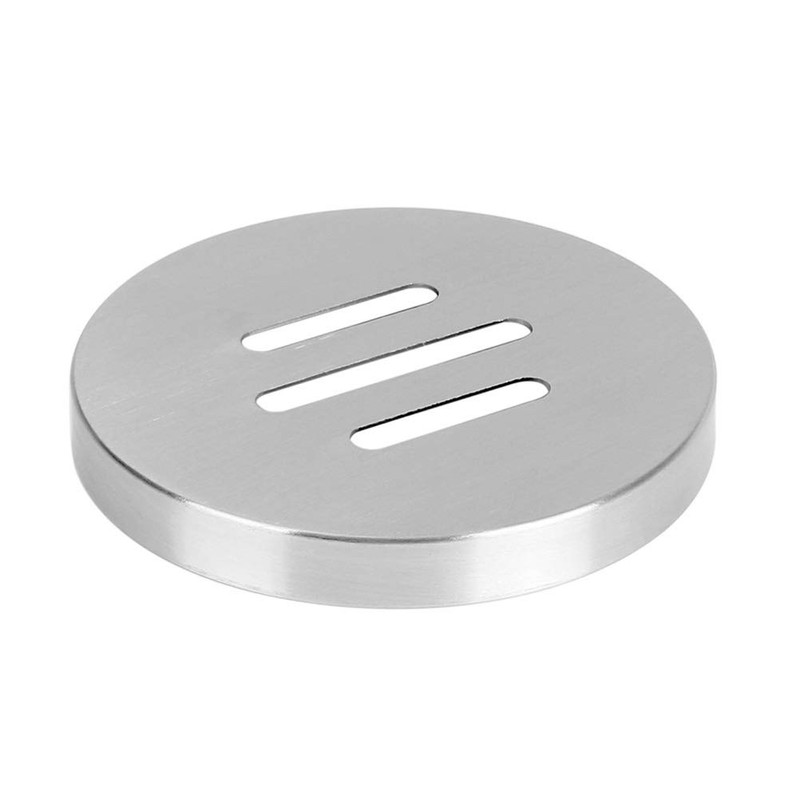 BESPORTBLE Round Soap Dish Stainless Steel Soap Holder Bathroom Shower