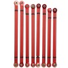 equlup 8 Pieces Metal Pull Rod, Metal Pull Rod Kit