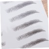 Mikinona Eyebrow Stencils Set 2pcs Imitation Eyebrow Transfer Stickers Brow