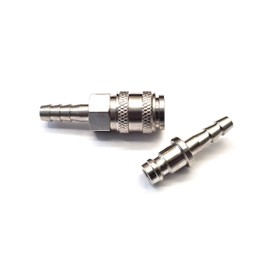 Rectus 21 Type - Quick Connector Set with 6mm Hosetail Used on Water Fed Pole Systems