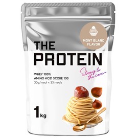 ザプロ プロテイン ホエイ 1kg 風味 ホエイプロテイン WPCプロテイン ぷろていん プロテイン ザプロ 武内製薬 甘すぎない 低糖質 高 タンパク質 低脂質 筋トレ (26.モンブラン風味, 1kg)