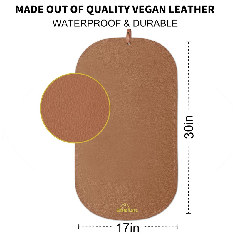 Portable Baby Diaper Changing Mat,Soft Faux Leather, Wipeable & Easy