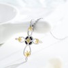 ZIPPICE cross necklace 925 Sterling Silver Pendant necklace Jewellery Gift