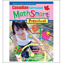 Canadian Curriculum MathSmart (Preschool): Numbers 1 to 10, the concept of more and fewer, counting forward and backward