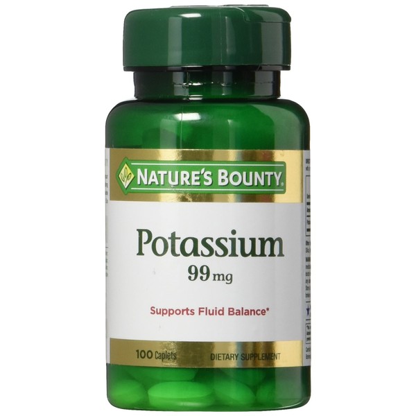 Nature's Bounty Nature's Bounty Potassium Gluconate 99mg, 100 Caplets
