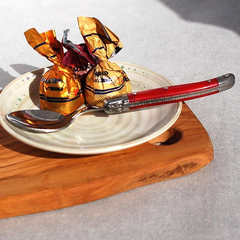 Lagulore ABS Handle, Teaspoon, Made in France, NERON Rouge
