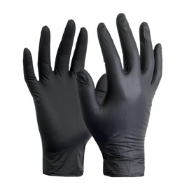 Black Mamba Nitrile Workshop Gloves - Box of 100 - Size: S